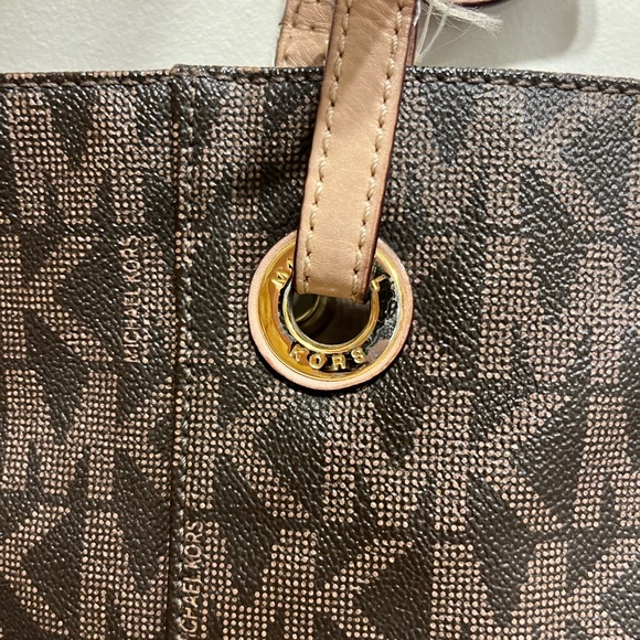 MICHAEL KORS logo label satchel bag 💼 - Picture 4 of 15